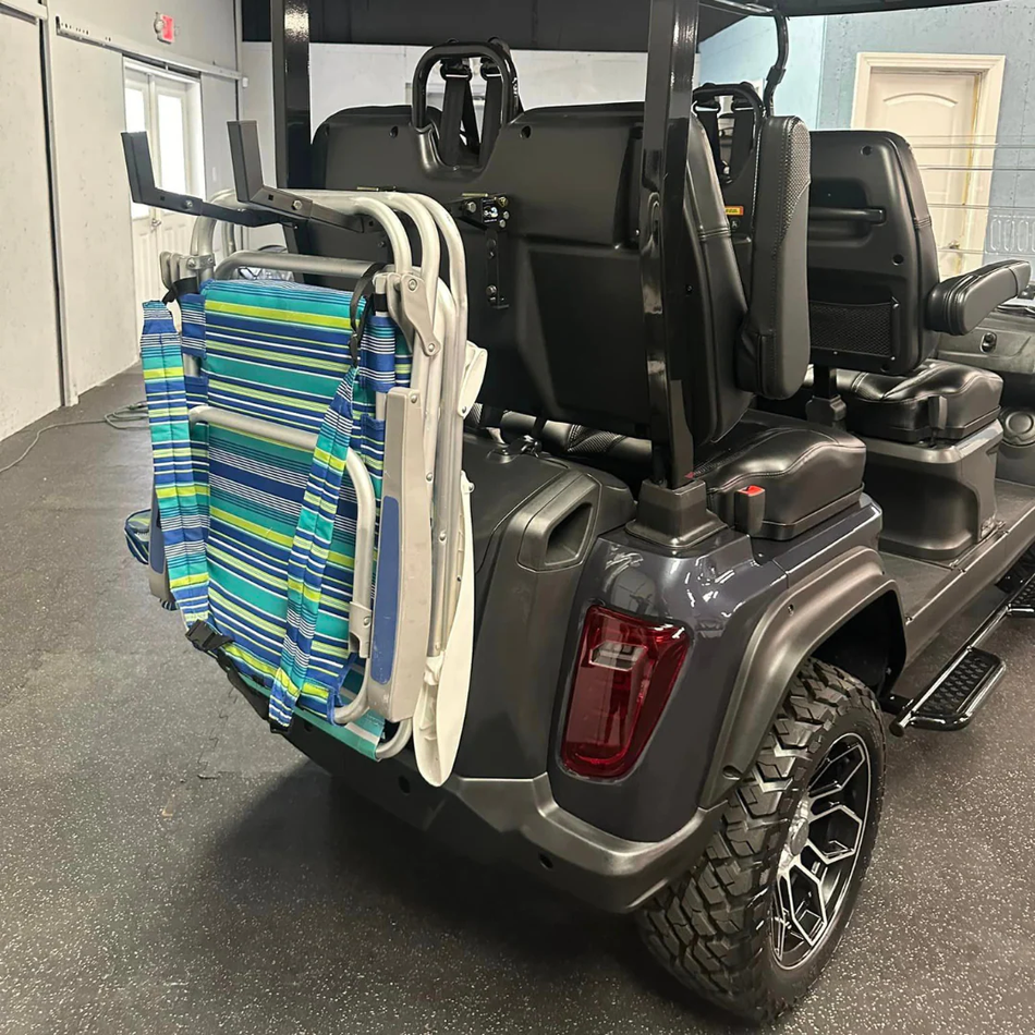 Golf Cart Beach Chair Rack