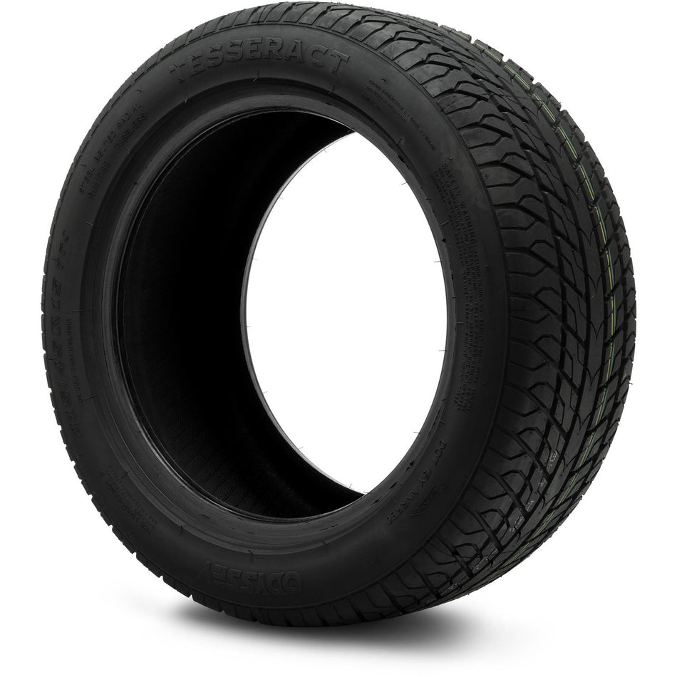 Odyssey Tesseract Steel-Belted Street Golf Cart Tire 215/45-15