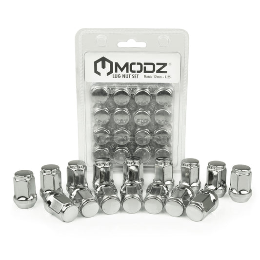 MODZ® Chrome Golf Cart Lug Nuts - Pack of 16