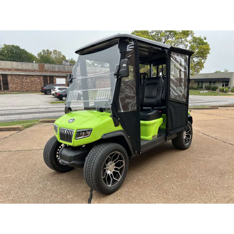 EVOLUTION D5 4 PASSENGER HINGED DOOR GOLF CART ENCLOSURE BY DOORWORKS FITS D5 4 FORWARD MODELS ONLY
