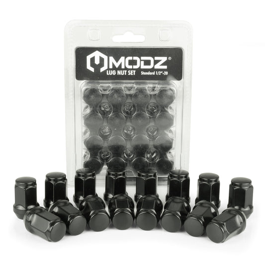 MODZ® Black Golf Cart Lug Nuts - Pack of 16