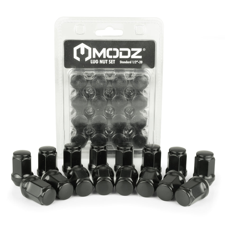 MODZ® Black Golf Cart Lug Nuts - Pack of 16