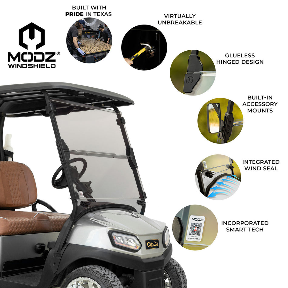 MODZ® Windshield for Club Car